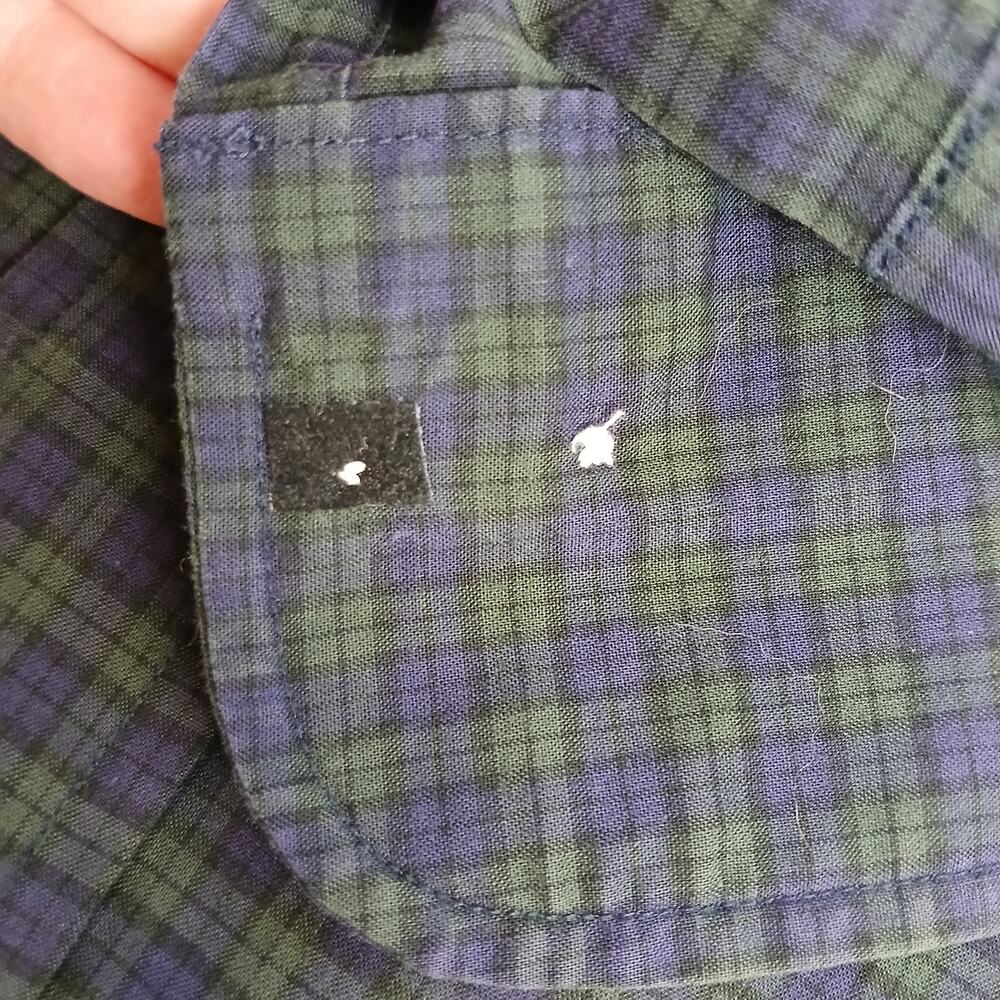 Ralph Lauren Slim Fit Non Iron Button-up Shirt Mens 16.5 34 / 35 LS repaired - Picture 11 of 16